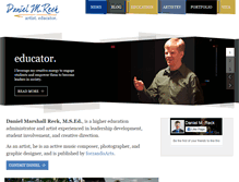 Tablet Screenshot of danielreck.com